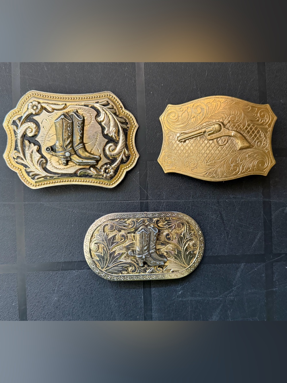 Vintage Western Belt Buckle Bundle